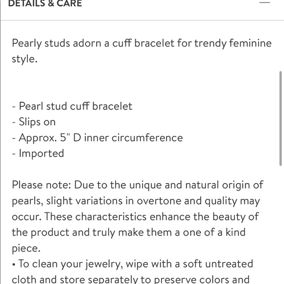 Alexis Bittar pearl stud cuff bracelet NEW - Picture 3 of 3